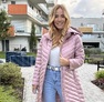 Kozy kabát mályva – Női átmeneti kabát – Innova Fashion – 2. kép